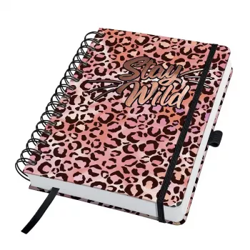 Sigel Jolie JN653 rakstāmklade A5 120 lapas Apricot Black Pink