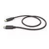 Hama 00201706 USB kabelis USB 2.0 0.5 m USB C Melns