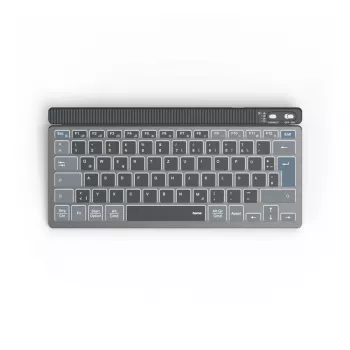 Hama WK-700 bezvadu tastatūra Home/Office Bluetooth QWERTZ vācu izkārtojums Antracīts, Melns, Zils