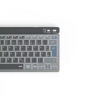 Hama WK-700 bezvadu tastatūra Home/Office Bluetooth QWERTZ vācu izkārtojums Antracīts, Melns, Zils