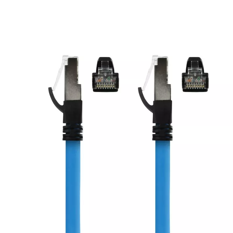 Tīkla kabelis ACT SC4800 RJ45 vīrietis uz RJ45 vīrietis CAT6A 0,15m Melns