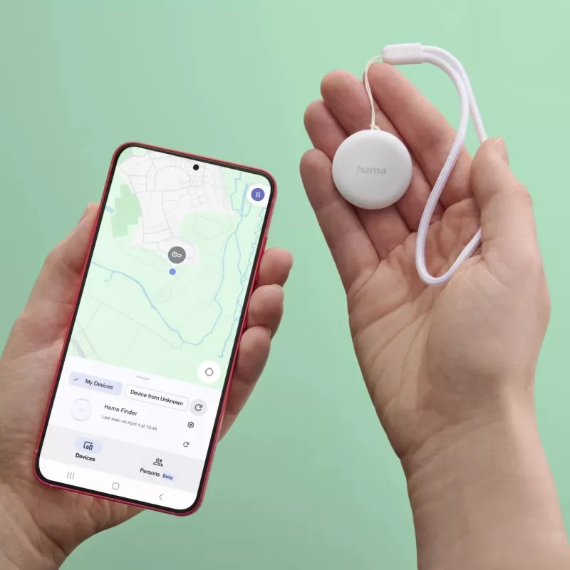 Hama 00185826 Atrādītājs priekšmetu GPS meklēšanai Balts
