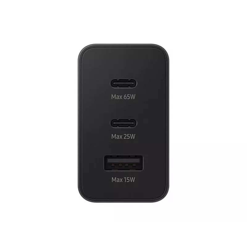 Samsung EP-T6530NBEGWW 65W USB-C ātrās uzlādes lādētājs, melns