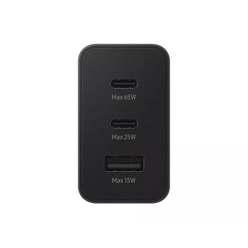 Samsung EP-T6530NBEGWW 65W USB-C ātrās uzlādes lādētājs, melns