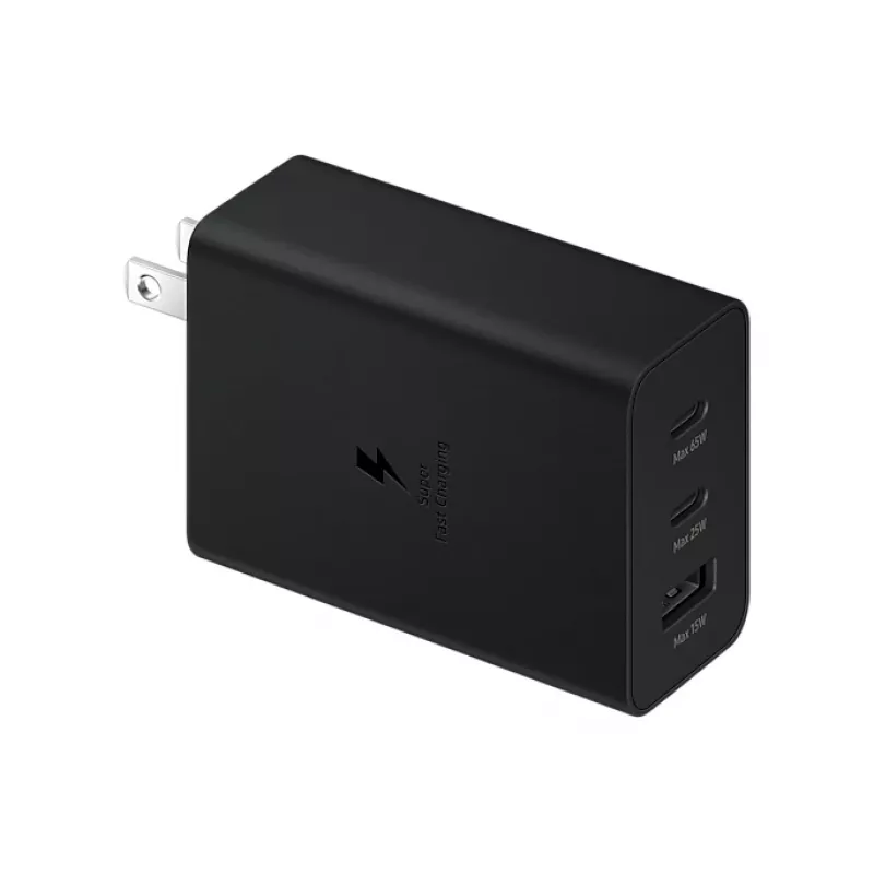 Samsung EP-T6530NBEGWW 65W USB-C ātrās uzlādes lādētājs, melns