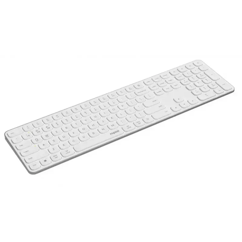 Bezvadu Bluetooth tastatūra Rapoo 00228034 QWERTZ vācu izkārtojums balta