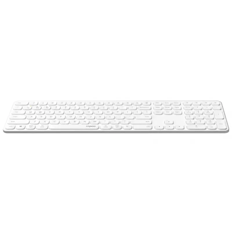 Bezvadu Bluetooth tastatūra Rapoo 00228034 QWERTZ vācu izkārtojums balta