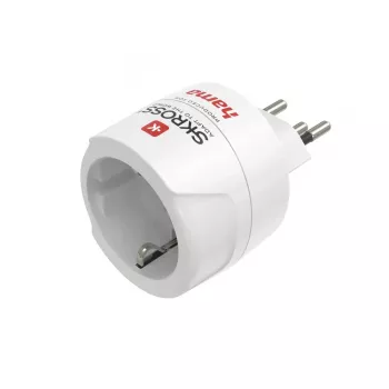 Hama 00223484 strāvas adapteris spraudnis Type J – kontaktligzda Type C (Europlug) Balts