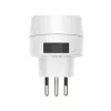 Hama 00223484 strāvas adapteris spraudnis Type J – kontaktligzda Type C (Europlug) Balts