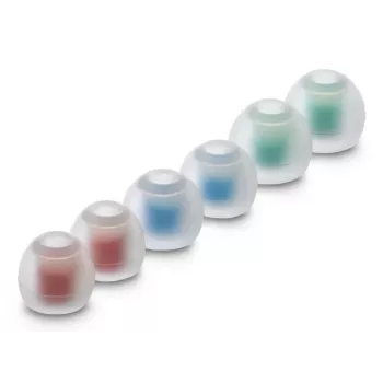 Hama 00221838 ausu spilventiņi (silicona, 3 izmēros) balts