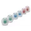 Hama 00221838 ausu spilventiņi (silicona, 3 izmēros) balts