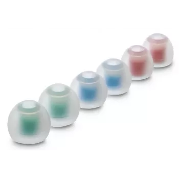 Hama 00221838 ausu spilventiņi (silicona, 3 izmēros) balts
