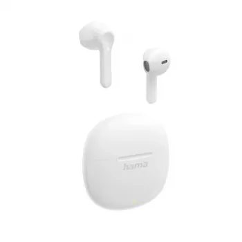 Hama Action One TWS austiņas, balss/mūzika, Bluetooth, baltas