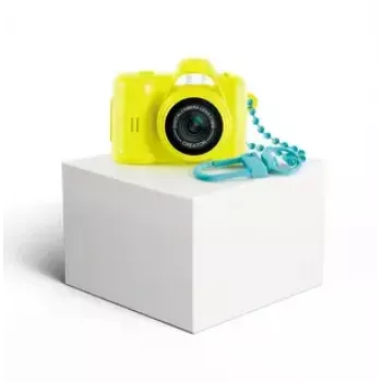 Bērnu digitālā kamera Canal Toys Photo Creator CLK062 Dzeltena ar 0,96 collu LCD, MicroSD atbalstu, USB