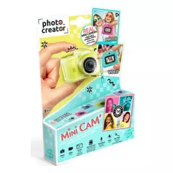 Bērnu digitālā kamera Canal Toys Photo Creator CLK062 Dzeltena ar 0,96 collu LCD, MicroSD atbalstu, USB