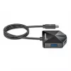 Manhattan USB-C & USB-A kombinētais centrmezgls, 4 porti (2x USB-A, 2x USB-C), 5 Gbps, leņķveida forma, barošana caur USB