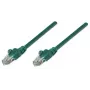 Intellinet tīkla savienojuma kabelis, Cat5e, 7,5 m, zaļš, CCA, U/UTP, PVC, RJ45, apzeltīti kontakti, bez aizķeršanās, ar aizsargvāciņu, mūža garantija