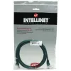 Intellinet tīkla savienojuma kabelis, Cat5e, 7,5 m, zaļš, CCA, U/UTP, PVC, RJ45, apzeltīti kontakti, bez aizķeršanās, ar aizsargvāciņu, mūža garantija