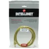 Intellinet tīkla vads, Cat5e, 7.5m, Dzeltens, CCA, U/UTP, PVC, RJ45, apzeltīti kontakti, Snagless, Booted, Mūža garantija
