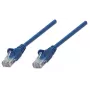 Intellinet tīkla savienojuma kabelis, Cat5e, 7,5 m, zils, CCA, U/UTP, PVC, RJ45, apzeltīti kontakti, aizsargvāciņš, booted, mūža garantija