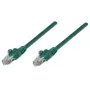 Intellinet tīkla vads, Cat6, 2m, Zaļš, CCA, U/UTP, PVC, RJ45, Zeltīti kontakti, Bez aizķeršanās, Ar aizsargvāciņu, Mūža garantija