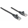 Intellinet tīkla vads, Cat6, 1,5 m, melns, CCA, U/UTP, PVC, RJ45, apzeltīti kontakti, aizsargāts pret aizķeršanos, ar gumijas uzmavu, mūža garantija