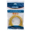 Intellinet tīkla vads, Cat6, 1m, Dzeltens, CCA, U/UTP, PVC, RJ45, apzeltīti kontakti, bezāķa, ar aizsargvāciņu, mūža garantija