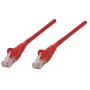 Intellinet tīkla vads, Cat6, 0,5 m, sarkans, CCA, U/UTP, PVC, RJ45, apzeltīti kontakti, bez aizķeršanās, ar aizsargvāciņu, mūža garantija