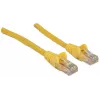 Intellinet tīkla vads, Cat6, 0,5 m, dzeltens, CCA, U/UTP, PVC, RJ45, apzeltīti kontakti, bezķēdes, ar aizsargvāciņu, mūža garantija