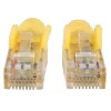 Intellinet tīkla vads, Cat6, 0,5 m, dzeltens, CCA, U/UTP, PVC, RJ45, apzeltīti kontakti, bezķēdes, ar aizsargvāciņu, mūža garantija