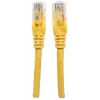 Intellinet tīkla vads, Cat6, 0,5 m, dzeltens, CCA, U/UTP, PVC, RJ45, apzeltīti kontakti, bezķēdes, ar aizsargvāciņu, mūža garantija