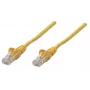 Intellinet tīkla vads, Cat5e, 2m, Dzeltens, CCA, U/UTP, PVC, RJ45, apzeltīti kontakti, aizsargapvalks, mūža garantija