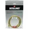 Intellinet tīkla vads, Cat5e, 2m, Dzeltens, CCA, U/UTP, PVC, RJ45, apzeltīti kontakti, aizsargapvalks, mūža garantija