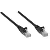 Intellinet tīkla vads, Cat5e, 2m, Melns, CCA, U/UTP, PVC, RJ45, zeltīti kontakti, Snagless, Booted, Mūža garantija