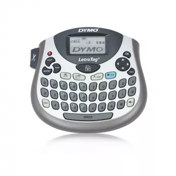 DYMO LetraTag ® 100T - Marķēšanas iekārta QWZ, QWERTZ, Tiešā termiskā / Termopārnese, Pelēka