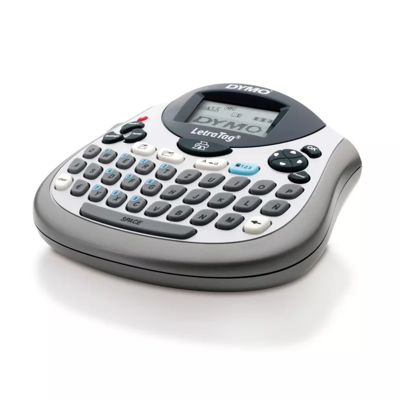 DYMO LetraTag ® 100T - Marķēšanas iekārta QWZ, QWERTZ, Tiešā termiskā / Termopārnese, Pelēka