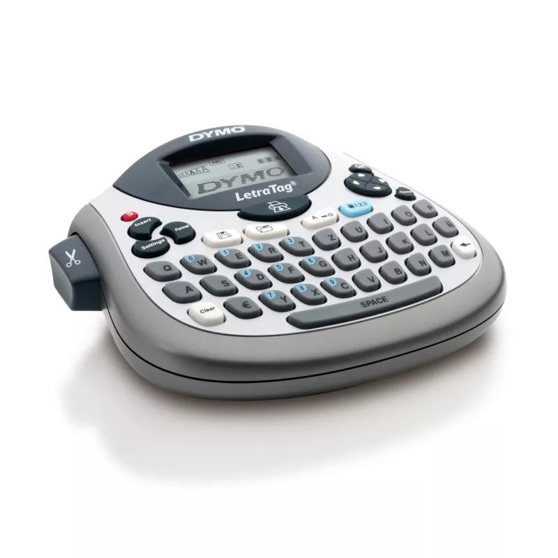 DYMO LetraTag ® 100T - Marķēšanas iekārta QWZ, QWERTZ, Tiešā termiskā / Termopārnese, Pelēka