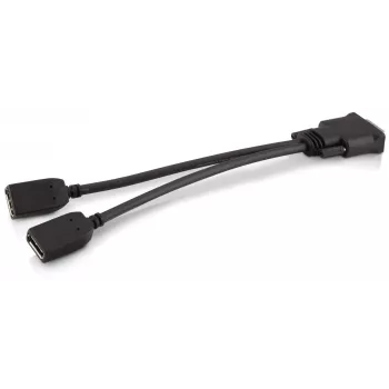 HP DMS-59 uz Divkāršu DisplayPort komplekts, DMS, 2 x DisplayPort, Vīriešu, Sieviešu, Melns, Vīrietis/Sieviete