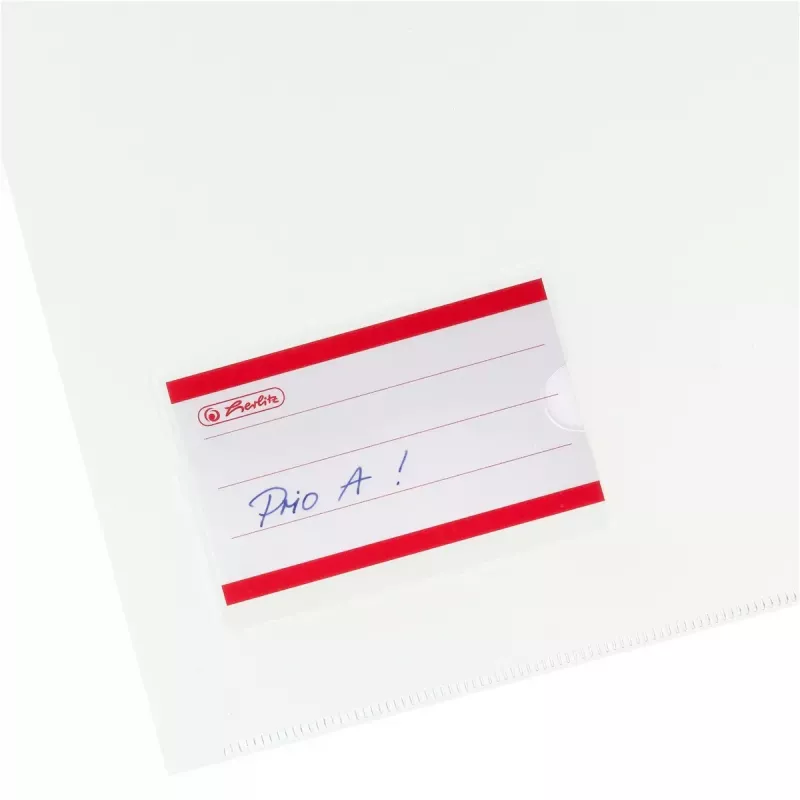 Herlitz 10913804 Mapīte A4 caurspīdīga, PP, 10 gab.