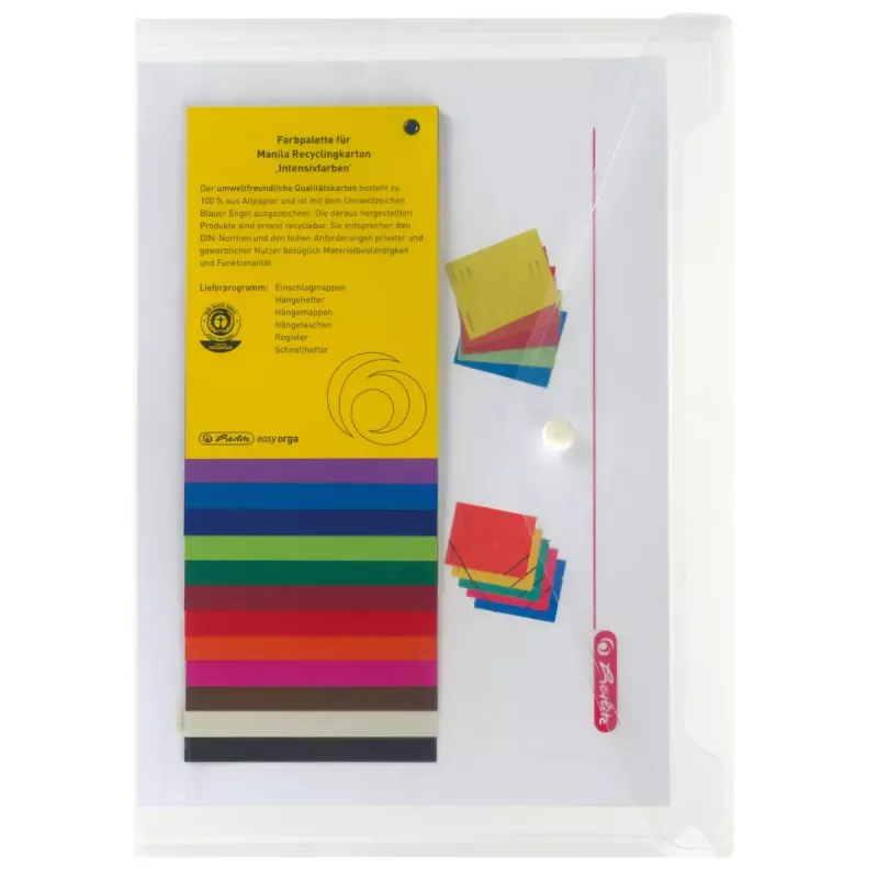 Herlitz 10657930 A4 caurspīdīga mapīte no polipropilēna (PP)