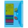 Herlitz 10657948 Mape no polipropilēna (PP) caurspīdīgi zila A4