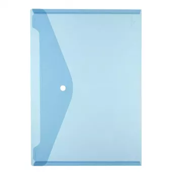 Herlitz 10657948 Mape no polipropilēna (PP) caurspīdīgi zila A4