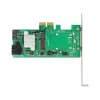 DeLOCK 89371 PCIe interfeisa karte ar 3x SATA 6 Gb/s un 1x mSATA