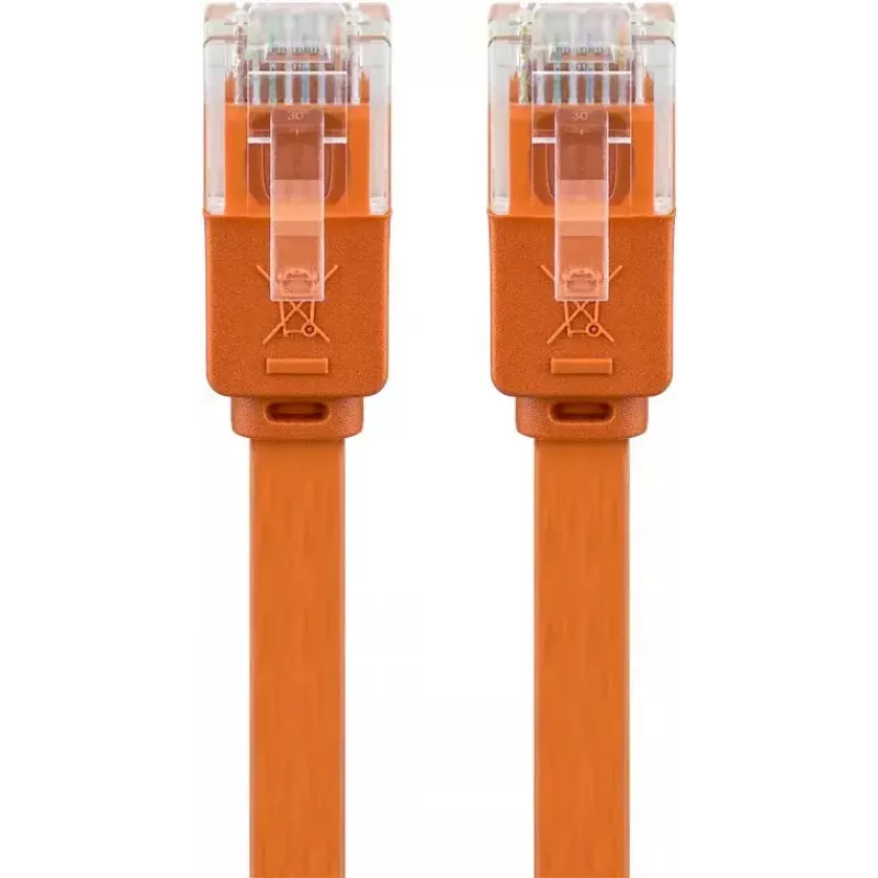 Plakans tīkla kabelis Goobay CAT 6 U/UTP oranžs 1,5 m