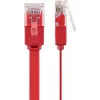 Goobay CAT 6 plakanais patch kabelis U/UTP sarkans 2 m