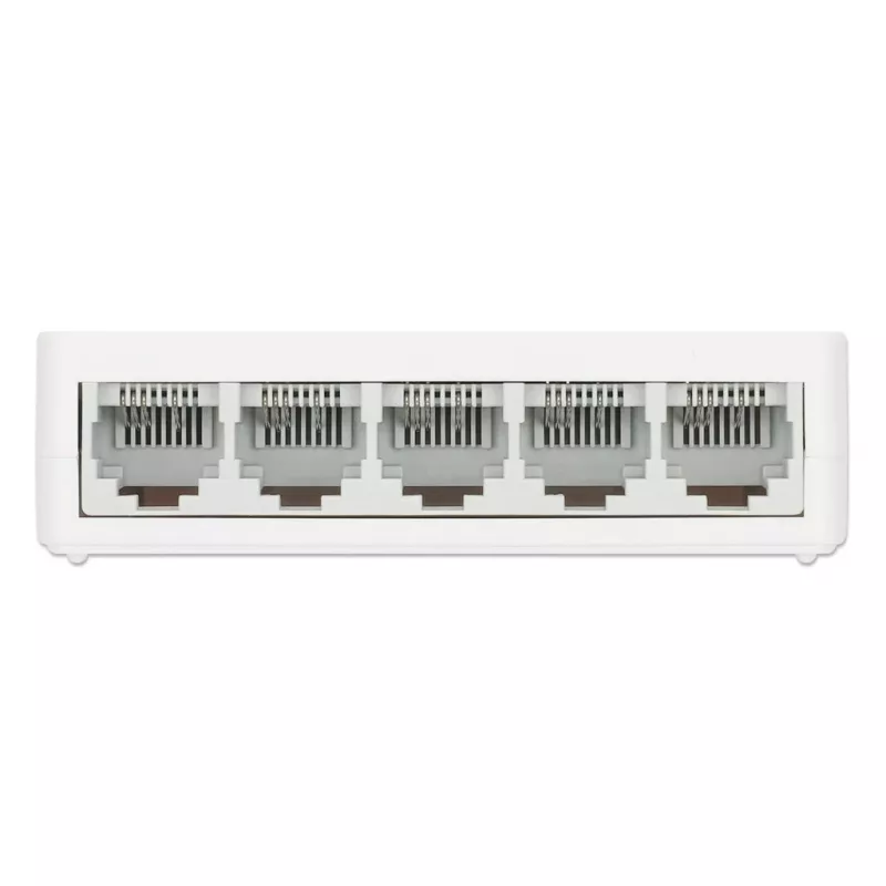 Manhattan 5-Portu Fast Ethernet Slēdzis, Plastmasa, Trīs Gadu Garantija, Kastē