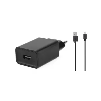 CoreParts MSPP2860B universāls mobilā telefona lādētājs, melns, USB, iekštelpām