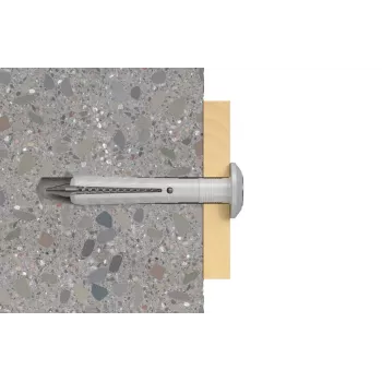 Fischer 48795 Sienas dībeļu un naglu komplekts 6x40 mm, 100 gab.