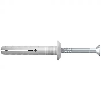 Fischer 48795 Sienas dībeļu un naglu komplekts 6x40 mm, 100 gab.