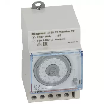 Legrand MicroRex T31 412812 dienas laika slēdzis, 230 V, sinhronais
